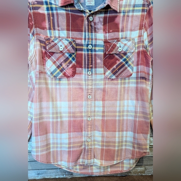 NIRVANA Red and Blue Plaid Casual Button Down Shirt - Picture 15 of 15